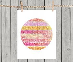 Poster Print 8x10 - Organic Sun - For Your Home Decor
