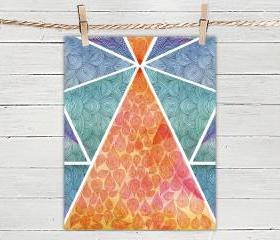 Poster Print 8x10 - Pyramids of Giza - For Your Home Decor