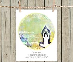 Poster Print 8x10 - Movement Stillness - For Your Wall Decor