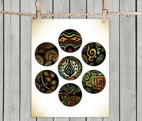 Poster Print 8x10 - In Your Element - of Fine Art Illustration for Your Wall Decor